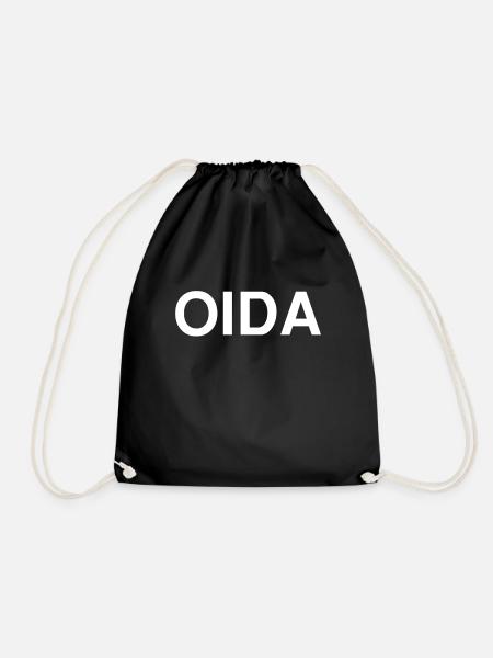 Oida - Turnbeutel - Schwarz