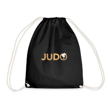 judo - Drawstring Bag - black - Front