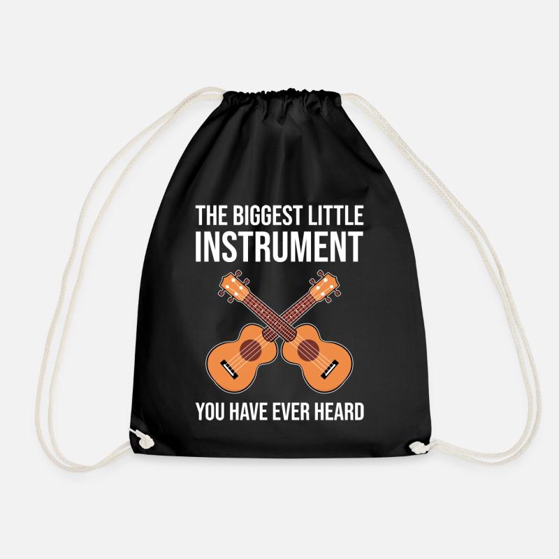 Ukulele - Sac de sport léger - noir