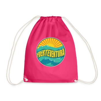 Summer Vacation Vintage Canary Travel - Turnbeutel - Fuchsia - Vorne