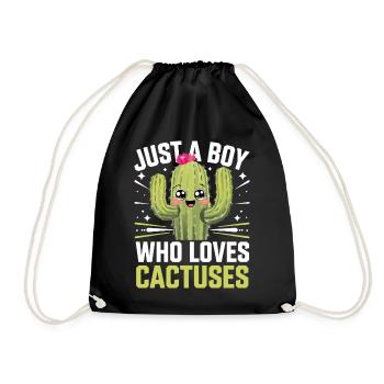 Cactus Cactus Plante du désert - Sac de sport léger - noir - Devant