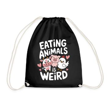 Végétarien Végétalien Végétarien Végétarien - Sac de sport léger - noir - Devant