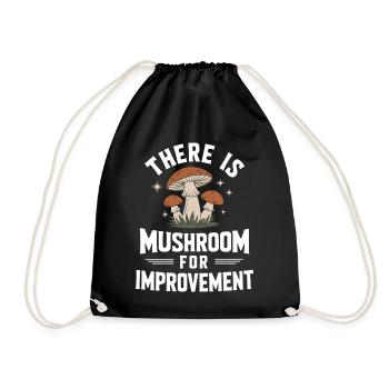 Champignons Champignons Champignon Champignon - Sac de sport léger - noir - Devant
