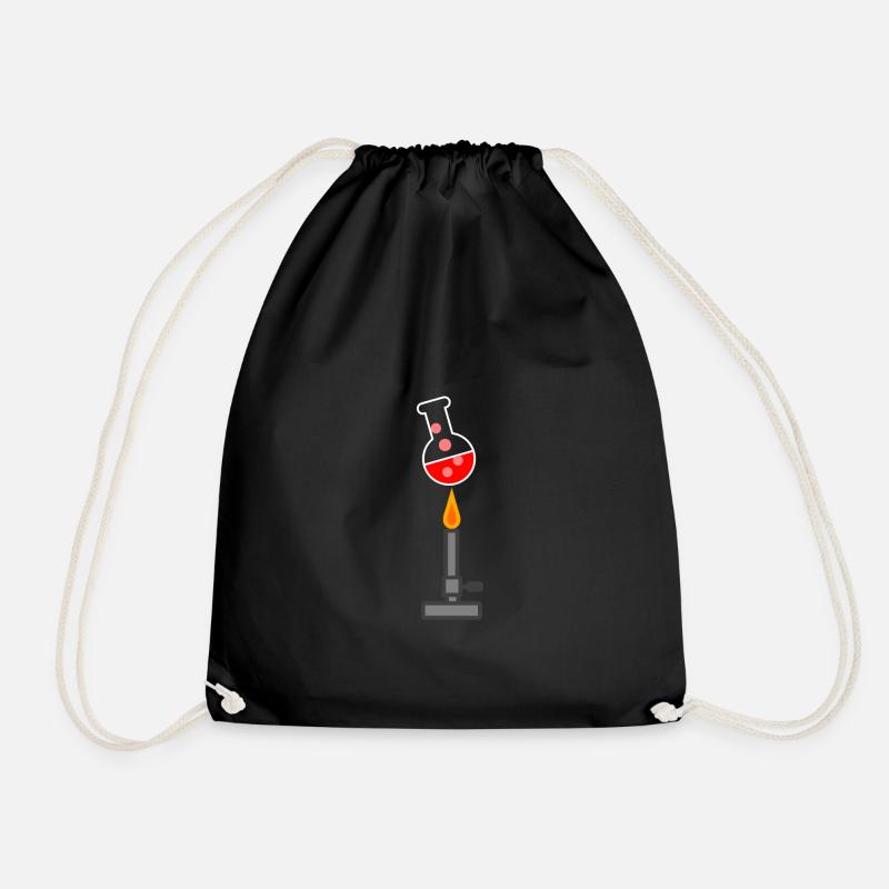 chemistry - Drawstring Bag - black