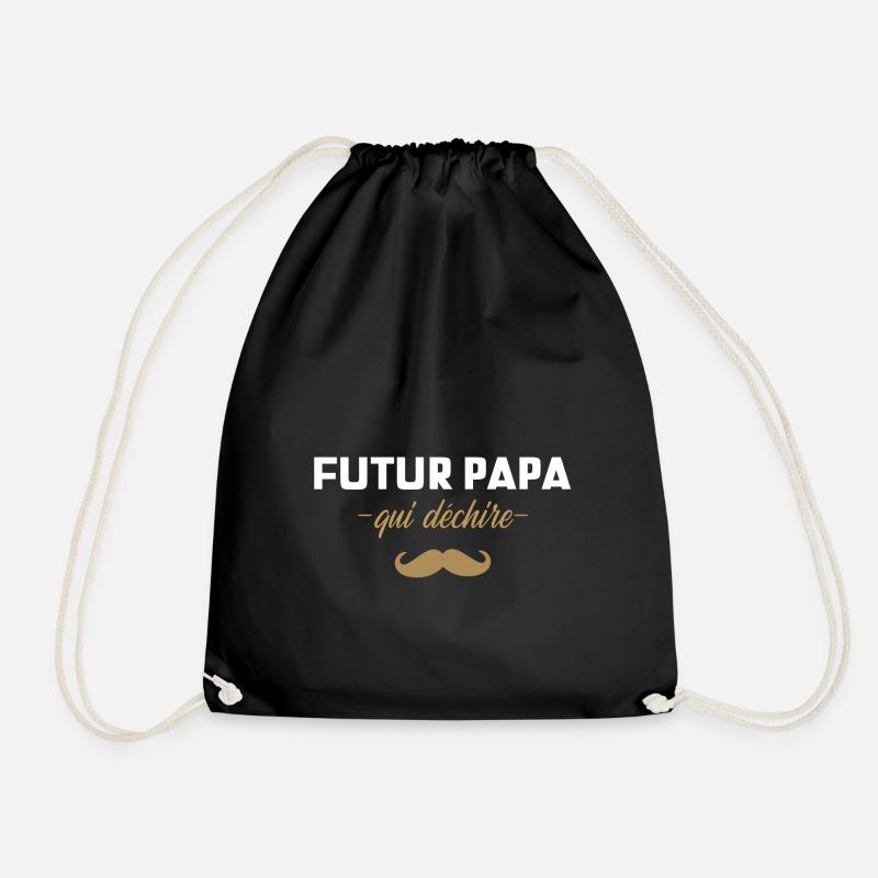 Future Dad Ripping Future Dad Geschenk - Turnbeutel - Schwarz