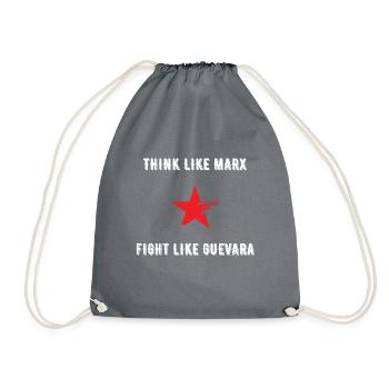 revolution - Drawstring Bag - grey - Front