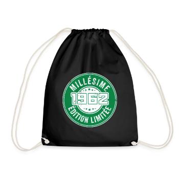 Millésime 1962 | édition limitée Anniversaire 1962 - Sac de sport léger - noir - Devant