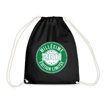 Millésime 2011 | édition limitée Anniversaire 2011 - Sac de sport léger - noir - Devant