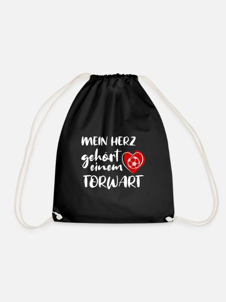 Spielerfrau Torwart - Turnbeutel - Schwarz
