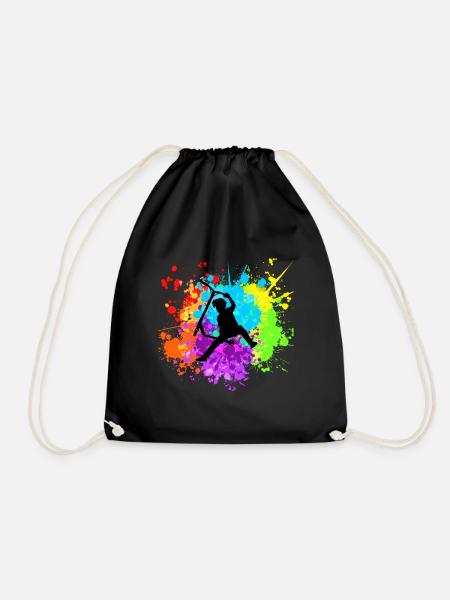 freestyle scooter - Drawstring Bag - black