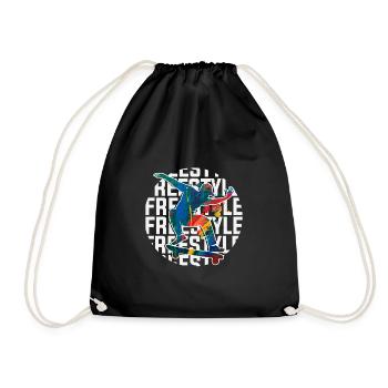 Skateboard Freestyle - Sac de sport léger - noir - Devant