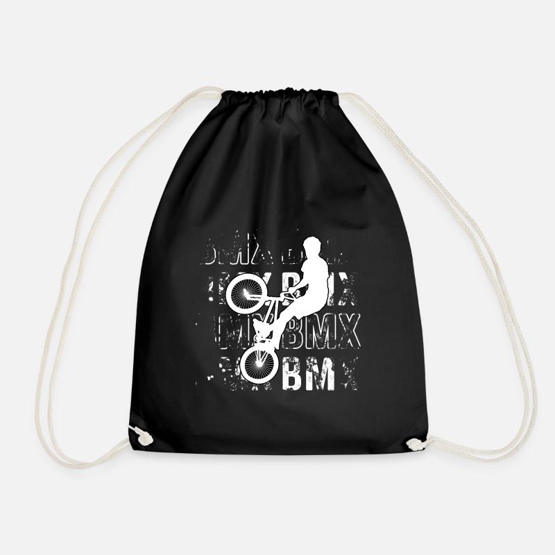 Bmx - Drawstring Bag - black