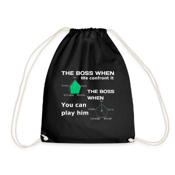 Le niveau d’un patron - Sac de sport léger - noir - Devant