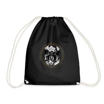 Winner - Drawstring Bag - black - Front