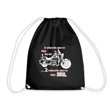 Motorrad Rocket 3 Touring Bike - Turnbeutel - Schwarz - Vorne