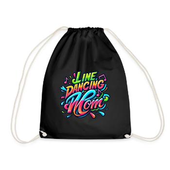 Mama tanzt Danse en ligne Maman - Sac de sport léger - noir - Devant