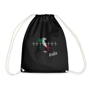 Italia italia - Turnbeutel - Schwarz - Vorne