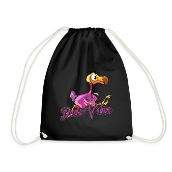 Dodo Mauritius Bird Dronte - Drawstring Bag - black - Front