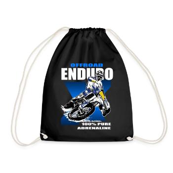 Enduro Offroad - Drawstring Bag - black - Front
