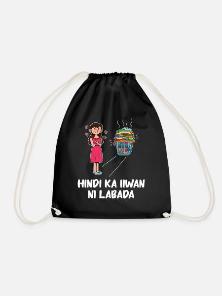 Fil-Am Wäschedesign für stolze Pinoys - Turnbeutel - Schwarz