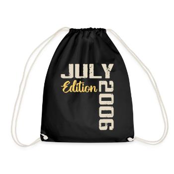 Juillet 2006 Chemise D’anniversaire Juillet 2006 - Sac de sport léger - noir - Devant