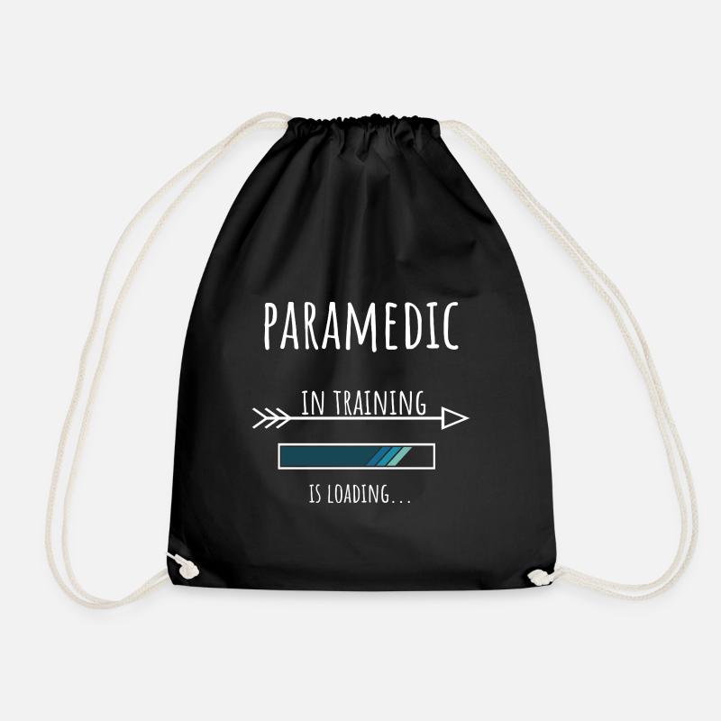 Paramedic in Ausbildung Beruf Geschenk - Turnbeutel - Schwarz