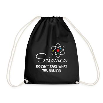 Science - Drawstring Bag - black - Front