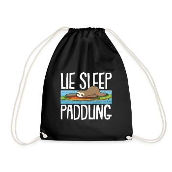 Stand up paddling SUP paresseux - Sac de sport léger - noir - Devant