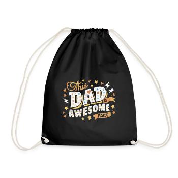 Ce papa est le meilleur, c’est un fait - Sac de sport léger - noir - Devant