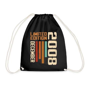 December 2008 - 2008 December - Drawstring Bag - black - Front