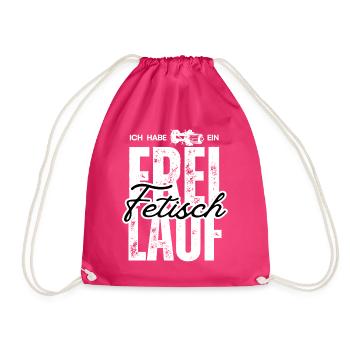 Roue libre Fétiche Blanc - Sac de sport léger - fuchsia - Devant