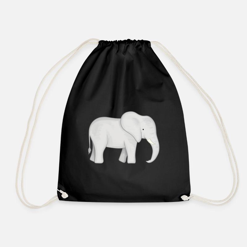 Elefant Baby - Turnbeutel - Schwarz