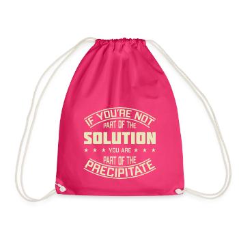 Si vous ne faites pas partie du jeu de mots Solution Chemistry - Sac de sport léger - fuchsia - Devant