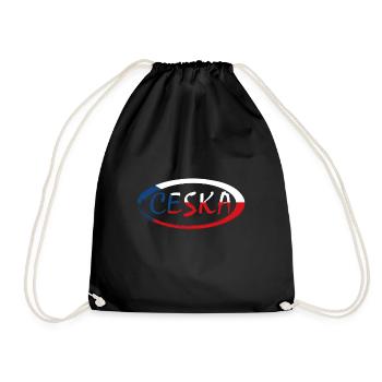 Ceska Czech Republic Czech Republic - Drawstring Bag - black - Front
