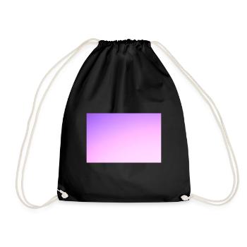 Purple sky - Drawstring Bag - black - Front