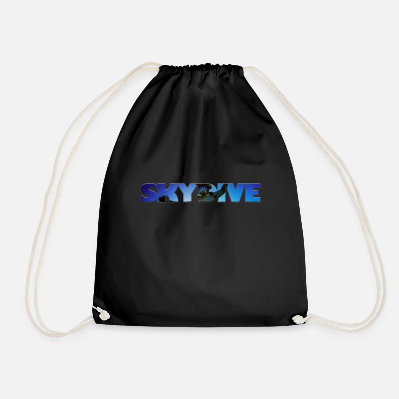 SKYDIVE - Turnbeutel - Schwarz