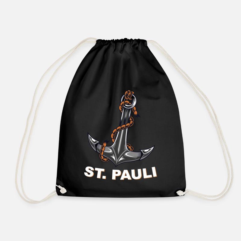 St. Pauli | Anker - Turnbeutel - Schwarz