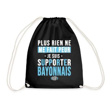 Rugby Bayonne cadeau supporter bayonnais - Sac de sport léger - noir - Devant