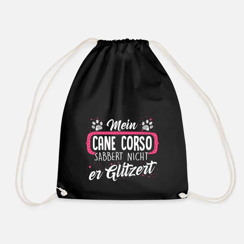 CANE-CORSO - sabber - Turnbeutel - Schwarz
