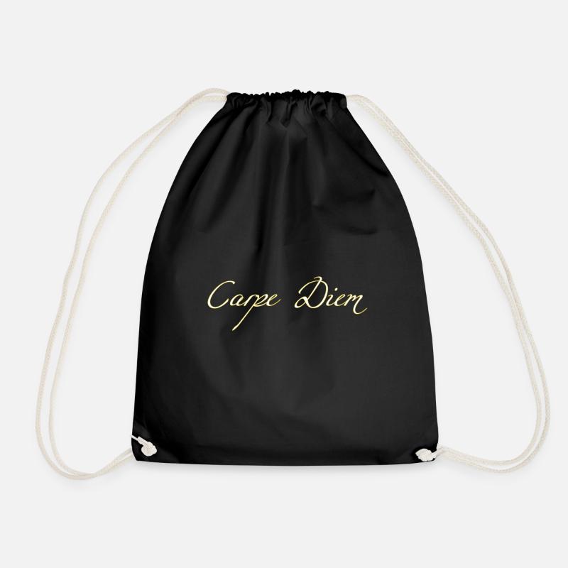 Carpe Diem - Turnbeutel - Schwarz
