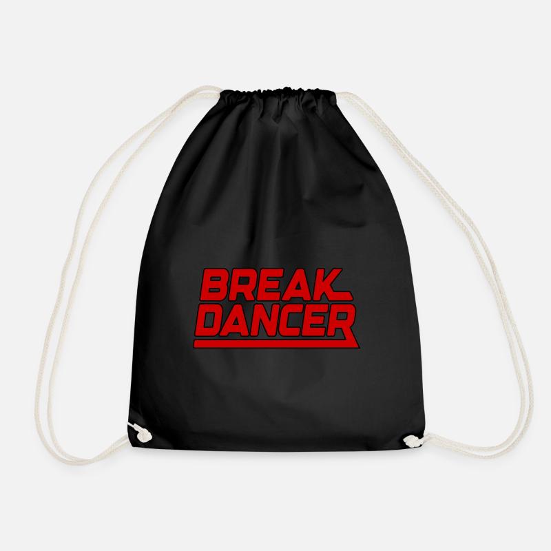 BreakDancer | Farben änderbar - Turnbeutel - Schwarz