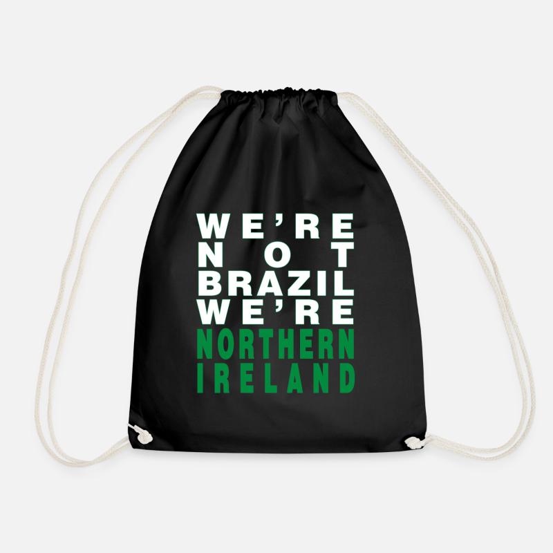 Nous ne sommes pas le Brésil Nous sommes d'Irlande - Sac de sport léger - noir