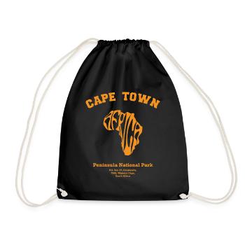 CAPETOWN - Turnbeutel - Schwarz - Vorne
