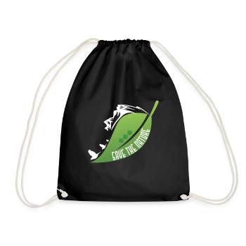 Nature - Save the nature - Drawstring Bag - black - Front