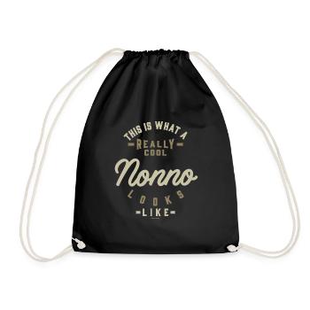 Nonno ressemble à - Sac de sport léger - noir - Devant