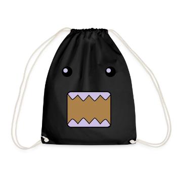 Domo - Drawstring Bag - black - Front
