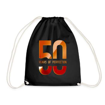 50 Years Of Perfection - 50 Years of Perfection - Drawstring Bag - black - Front