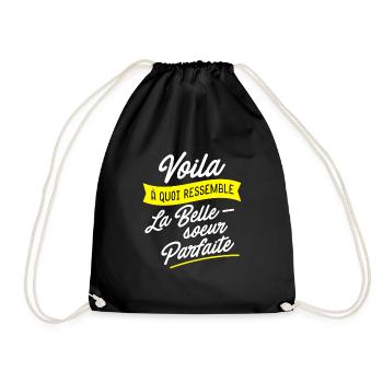 Belle soeur parfaite - Sac de sport léger - noir - Devant