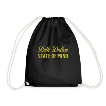 Beth Dutton pour Femmes Vintage Funny Summer Casual - Sac de sport léger - noir - Devant