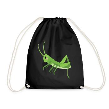 Grasshopper - Drawstring Bag - black - Front